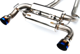 Invidia 2022+ Nissan Z 70mm Gemini Cat Back Exhaust - Single Layer Titanium Tips