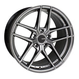 Enkei TY5 18x8 5x114.3 50mm Offset 72.6mm Bore Hyper Silver Wheel