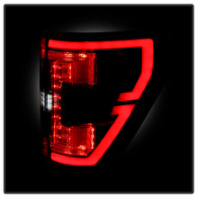 Cargar imagen en el visor de la galería, Spyder 21-23 Ford F150 (Halogen w/ Blind Spot) Full LED Tail Lights - Black (ALT-YD-FF15021HALBS-BK)