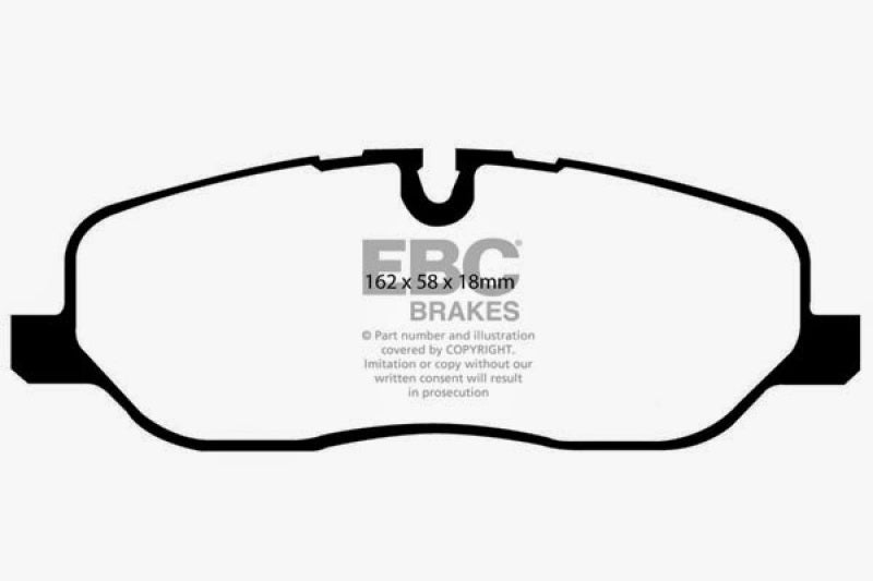 EBC 05-10 Land Rover LR3 4.4 Ultimax2 Front Brake Pads