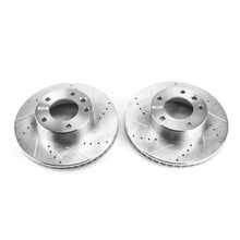 Cargar imagen en el visor de la galería, Power Stop 13-14 Mercedes-Benz G63 AMG Front Evolution Drilled &amp; Slotted Rotors - Pair