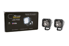 Cargar imagen en el visor de la galería, Diode Dynamics Stage Series C1 LED Pod Sport - White Flood Standard WBL (Pair)