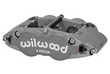 Cargar imagen en el visor de la galería, Wilwood Caliper-Forged Narrow Superlite 6R-L/H 1.75/1.25in/1.25in Pistons 1.25in Rotor - Anodized