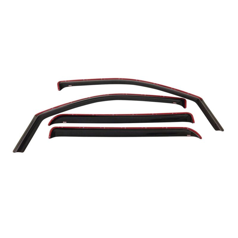 Westin 02-06 Cadillac/Chevy/GMC Escalade ESV/EXT/Avalanche In-Channel Wind Deflector 4pc -Smoke