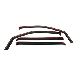Westin 02-06 Cadillac/Chevy/GMC Escalade ESV/EXT/Avalanche In-Channel Wind Deflector 4pc -Smoke