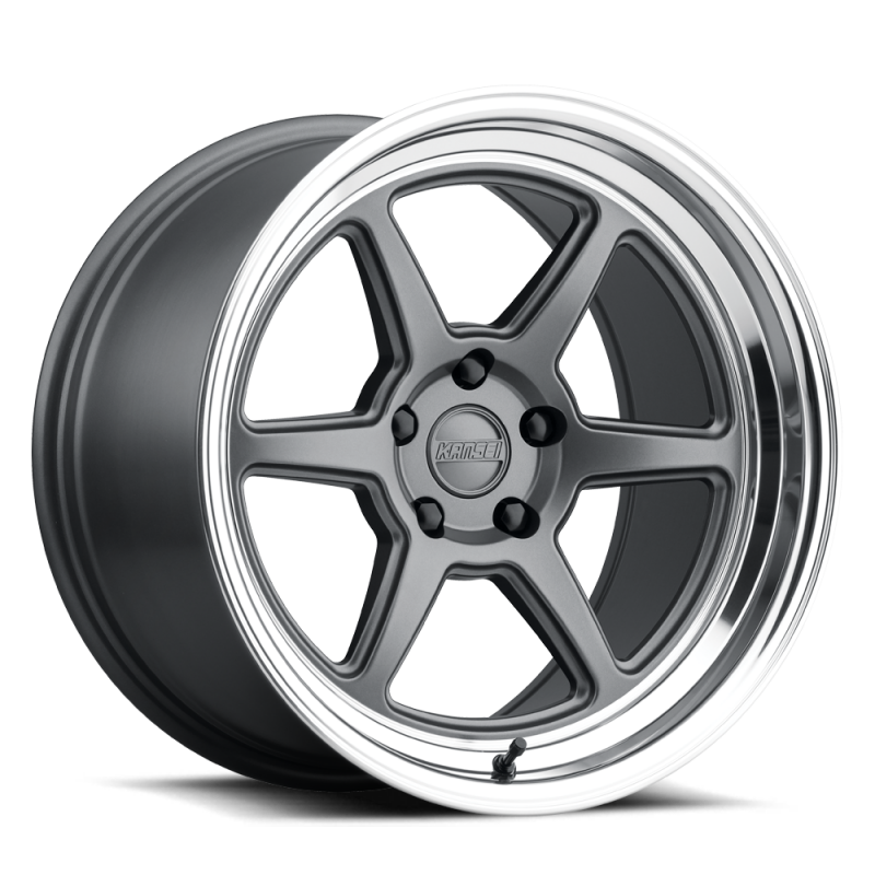 Kansei K14G Roku 18x8.5in / 5x108 BP / 35mm Offset / 63.4mm Bore - Matte Gunmetal