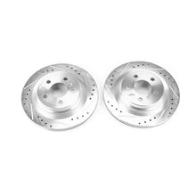 Cargar imagen en el visor de la galería, Power Stop 16-18 BMW X1 Rear Evolution Drilled &amp; Slotted Rotors - Pair