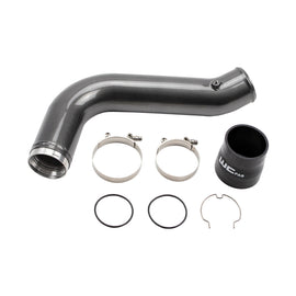 Wehrli 17-19 Chevrolet 6.6L L5P Duramax Passenger Side 3.5in Intercooler Pipe - Semi-Gloss Black