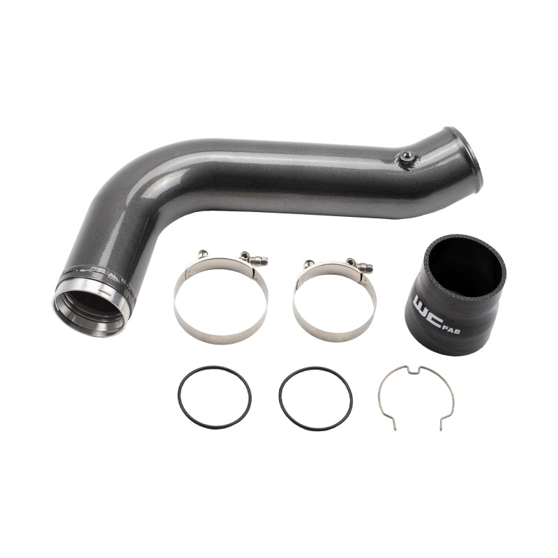 Wehrli 17-19 Chevrolet 6.6L L5P Duramax Passenger Side 3.5in Intercooler Pipe - Illusion Blueberry