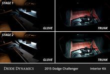 Cargar imagen en el visor de la galería, Diode Dynamics 15-23 Dodge Challenger Interior LED Kit Cool White Stage 2