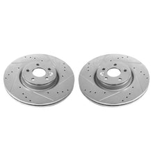 Cargar imagen en el visor de la galería, Power Stop 12-18 Volvo S60 Front Evolution Drilled &amp; Slotted Rotors - Pair