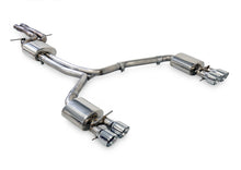 Cargar imagen en el visor de la galería, AWE Tuning Audi C7.5 A7 3.0T Touring Edition Exhaust - Quad Outlet Chrome Silver Tips