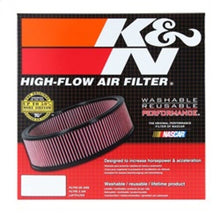 Cargar imagen en el visor de la galería, K&amp;N Universal Custom Air Filter - Oval Shape 11.5in Outer Length / 8.125in Outer Width / 4in Height