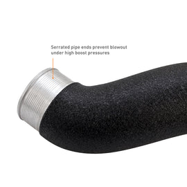Mishimoto 2024+ Ford Mustang EcoBoost Charge Pipes - Wrinkle Black