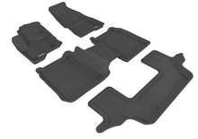 Cargar imagen en el visor de la galería, 3D MAXpider 09-19 Ford Flex w/ 2nd Row Center Console Kagu Black Full Set (2 EYELETS)