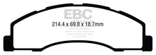 Cargar imagen en el visor de la galería, EBC 08+ Ford Econoline E150 4.6 Ultimax2 Front Brake Pads