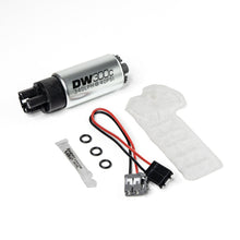 Cargar imagen en el visor de la galería, DeatschWerks 2016+ Infinity Q50 340lph Compact Fuel Pump w/o clips w/ 9-1061 install kit