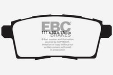 Cargar imagen en el visor de la galería, EBC 06-08 Ford Edge 3.5 2WD Yellowstuff Rear Brake Pads