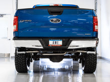 Cargar imagen en el visor de la galería, AWE Tuning 2015+ Ford F-150 0FG Dual Exit Performance Exhaust System w/5in Chrome Silver Tips