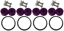 Cargar imagen en el visor de la galería, Torque Solution Billet Bumper Quick Release Kit Combo (Purple): Universal