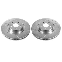 Cargar imagen en el visor de la galería, Power Stop 12-16 Mercedes-Benz C250 Front Evolution Drilled &amp; Slotted Rotors - Pair