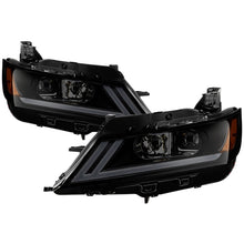 Cargar imagen en el visor de la galería, xTune 14-18 Chevy Impala (Excl Limited) DRL Halogen Proj Headlights - Blk Smk (PRO-JH-CIM15-LB-BSM)