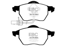 Load image into Gallery viewer, EBC 03-04 Audi A4 1.8 Turbo Ultimax2 Front Brake Pads