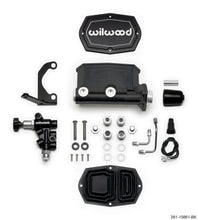 Cargar imagen en el visor de la galería, Wilwood Compact Tandem M/C - 1in Bore w/RH Bracket and Valve - Black