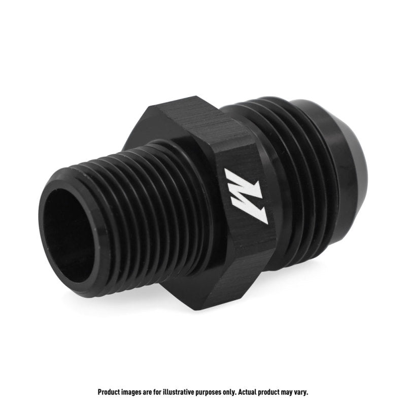 Mishimoto Aluminum -4AN to 1/4 NPT Fitting - Black