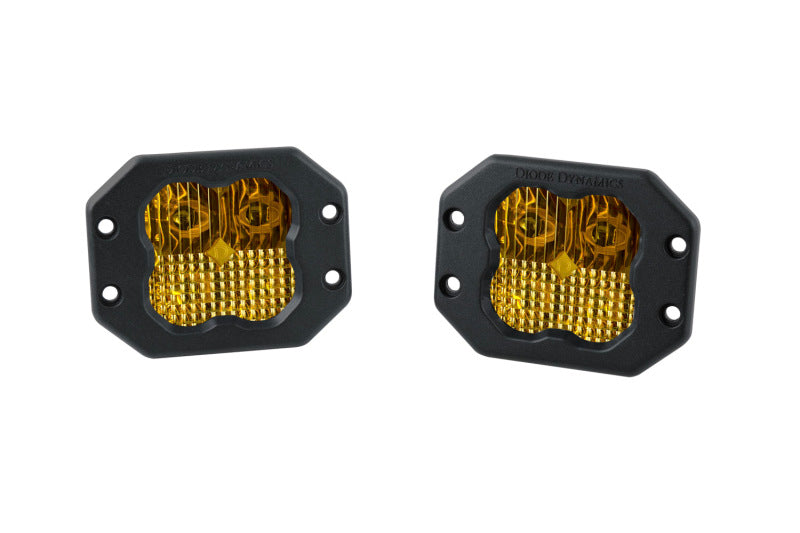 Diode Dynamics SS3 Sport ABL - Yellow Combo Flush (Pair)