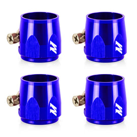 Mishimoto Aluminum -10AN Hex Finishers - Blue