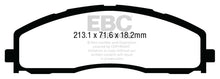 Cargar imagen en el visor de la galería, EBC 13+ Ford F250 (inc Super Duty) 6.2 (2WD) Ultimax2 Front Brake Pads