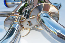 Cargar imagen en el visor de la galería, Invidia 02-08 Nissan 350z Gemini Rolled Titanium Tip Cat-back Exhaust