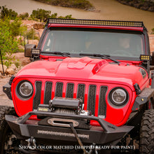 Cargar imagen en el visor de la galería, DV8 Offroad 18+ Jeep JL Heat Dispersion Hood - Primer Black