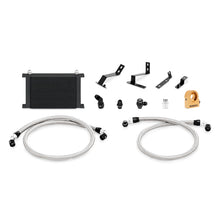 Cargar imagen en el visor de la galería, Mishimoto 2016+ Chevy Camaro Oil Cooler Kit w/ Thermostat - Black