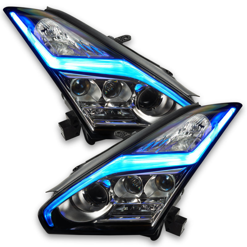 Oracle 15-21 Nissan GT-R Lightning Bolt Headlight DRL RGB+W w/ Simple Controller