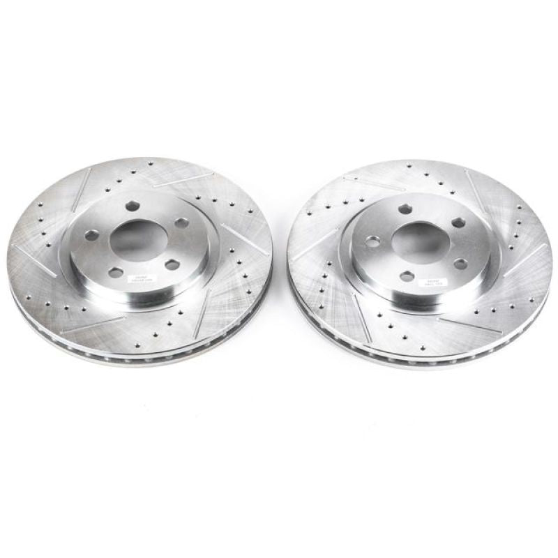 Power Stop 01-10 Chrysler PT Cruiser Front Evolution Drilled & Slotted Rotors - Pair