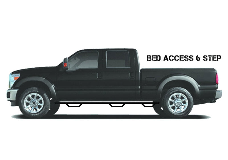 N-Fab Nerf Step 01-06 Chevy-GMC 2500/3500 Crew Cab 6.5ft Bed - Tex. Black - Bed Access - 3in