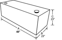 Cargar imagen en el visor de la galería, Tradesman Steel Rectangular Liquid Storage Tank (Full Size) - Black