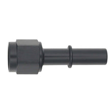 Cargar imagen en el visor de la galería, DeatschWerks 6AN Female Flare Swivel to 3/8in Male EFI Quick Disconnect - Anodized Matte Black