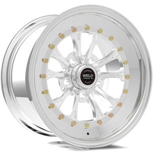 Cargar imagen en el visor de la galería, Weld Vitesse 15x4 / 5x4.5 BP / 1.5in. BS Polished Wheel - Non-Beadlock