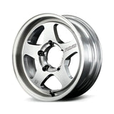 Gram Lights 57FR-X 16x7.0 -06 5-139.7 Sunlight Silver/Rim DC Wheel