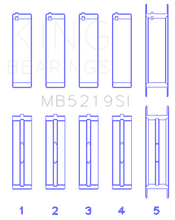 Cargar imagen en el visor de la galería, King 91-92 281CI 4.6L V8 Romeo with Cast Iron Block SOHC 16 Valves (Size STD) Main Bearing Set