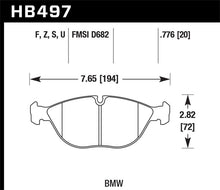 Cargar imagen en el visor de la galería, Hawk Performance 05-06 Mercedes-Benz S500/S430/E500 4Matic DTC-60 Front Race Brake Pads