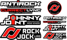 Cargar imagen en el visor de la galería, RockJock Sticker Pack Black Background