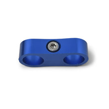 Load image into Gallery viewer, Russell Hose Separator For -6 Braided Hose Blue Anodize (2 Pack)