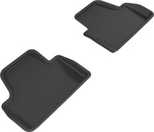 Cargar imagen en el visor de la galería, 3D MAXpider 14-20 BMW 4 Series Convertible Kagu 2nd Row Floormats - Black