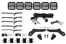 Cargar imagen en el visor de la galería, Diode Dynamics 17-20 Ford Raptor SS5 Grille CrossLink Lightbar Kit - Pro White Combo