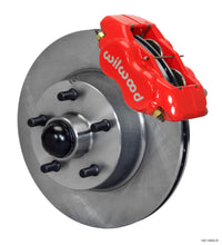 Cargar imagen en el visor de la galería, Wilwood Forged Dynalite Front Kit 11.03in 1 PC Rotor&amp;Hub - Red WWE ProSpindle