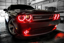Cargar imagen en el visor de la galería, Oracle Dodge Challenger 08-14 LED Waterproof Halo Kit - Red